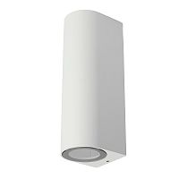 Светильник садово-парковый Feron DH024, на стену, 2*GU10 MR11 230V, белый