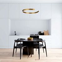 6535/43L LEDIO LN26 266 латунь Светильник подвесной LED 43W  3000/4000/6000К 220V INDIE
