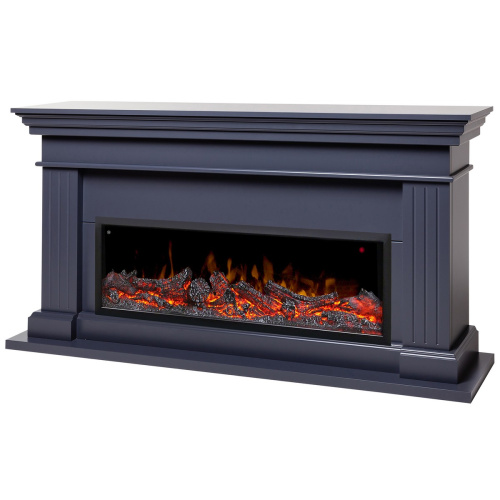 Каминокомплект ONTARIO/ЛЕОНАРДО Графит с очагом Электроочаг BEVERLY-S MULTY/БЕВЕРЛИ МУЛЬТИКОЛОР фото 2