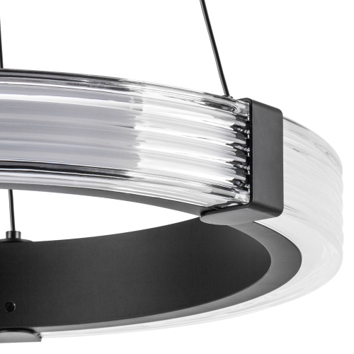 736247 Люстра ROTONDA 21W LED 1053LM 360G ЧЕРНЫЙ 3000K фото 4