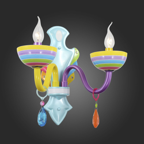 SL672.781.02 Бра ST-Luce Разноцветный/Разноцветный E14 2*40W ORNATO фото 6