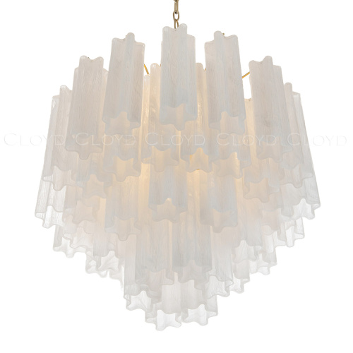 Люстра Cloyd ANNO-B C7 / Ø58 см - латунь светл. - стекло белые облака (арт.11648) фото 2 Люстра Cloyd ANNO-B C7 / Ø58 см - латунь светл. - стекло белые облака (арт.11648) фото 2