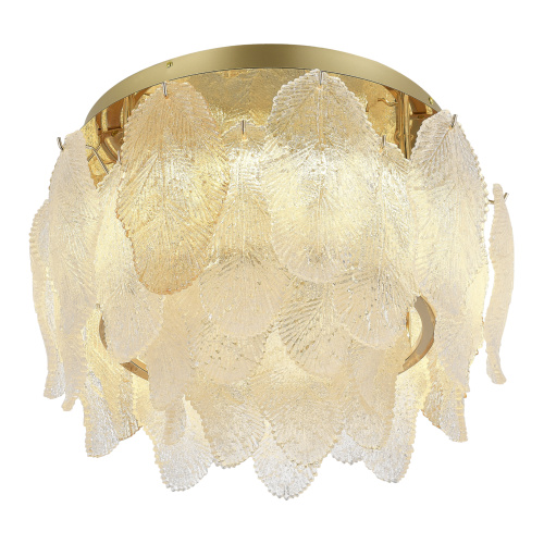 SL6135.202.01 Светильник потолочный ST-Luce золото/прозрачный, янтарный LED 1*20W 3000K LIGHTSOME фото 3