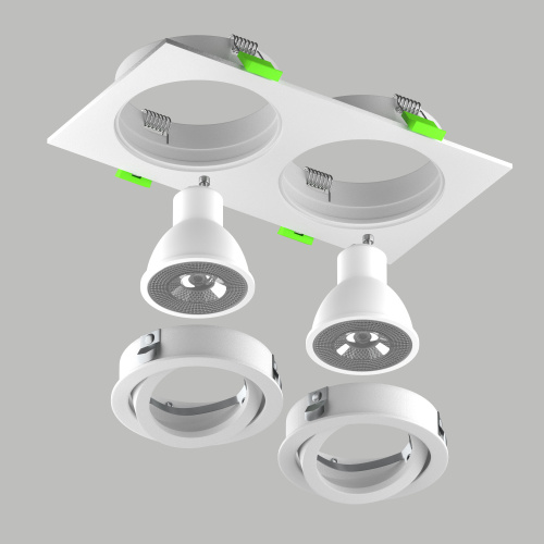 011616 Светильник SINGO BASE Quad X2 MR16 БЕЛЫЙ фото 2