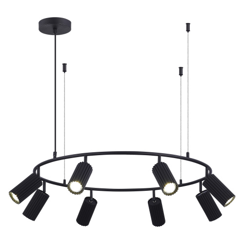 SL1213.403.08 Светильник подвесной ST-Luce Черный/Черный GU10 8*5W 4000K KENDO фото 2