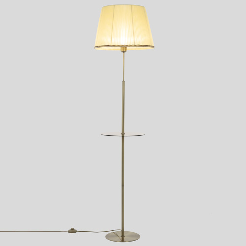 Citilux Линц CL402983T Торшер бронза со столиком и кремовым абажуром фото 3 Citilux Линц CL402983T Торшер бронза со столиком и кремовым абажуром фото 3