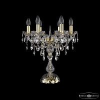 Настольная лампа хрустальная 1415L/6/141-47 G