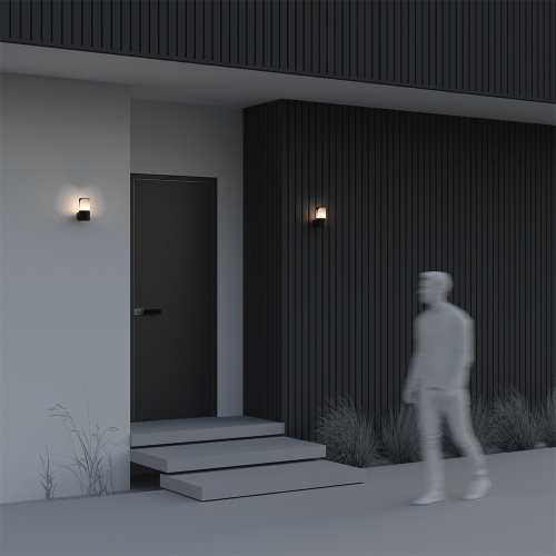 Уличный настенный светильник Outdoor O016WL-01B фото 4