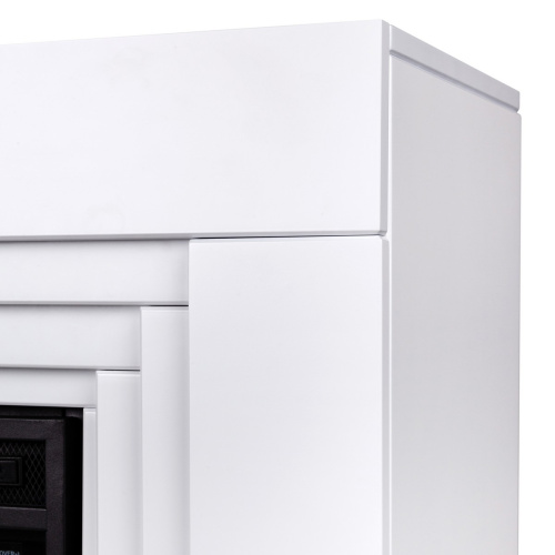 Каминокомплект STANLEY/НЕО Белый матовый с очагом Электроочаг MOONBLAZE LUX/МУНБЛЕЙЗ фото 9