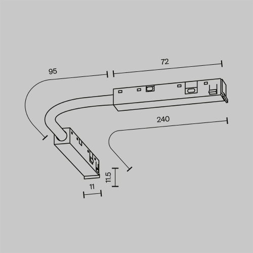 Комплектующие для систем освещения с токоведущими элементами Technical TRA239CS-42B фото 2 Комплектующие для систем освещения с токоведущими элементами Technical TRA239CS-42B фото 2