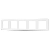 Рамка пластиковая FRM-VERSA-PL-5-WH Arlight 045190