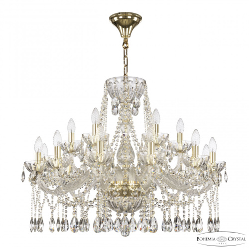Люстра хрустальная 5413/12+6/300 G Clear/M-1H Bohemia Ivele Crystal (Богемия Ивеле Кристалл) Люстра хрустальная 5413/12+6/300 G Clear/M-1H Bohemia Ivele Crystal (Богемия Ивеле Кристалл)