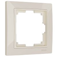 Рамка из поликарбоната на 1 пост Snabb Basic слоновая кость W0012003