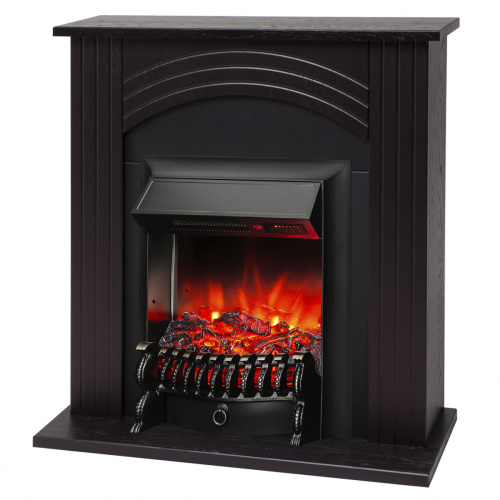 Электрокамин RealFlame Hanna DN орех с очагом Fobos Lux Black RC Электрокамин RealFlame Hanna DN орех с очагом Fobos Lux Black RC