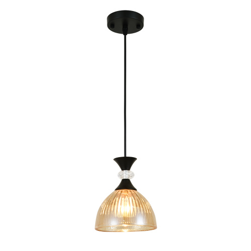 Подвесной светильник Escada 1112/1S E14*40W Black/Amber