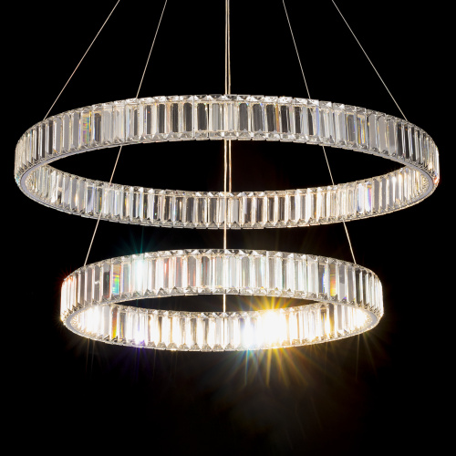 Citilux Чезаре CL338281 LED Люстра хрустальная с пультом Хром фото 4 Citilux Чезаре CL338281 LED Люстра хрустальная с пультом Хром фото 4