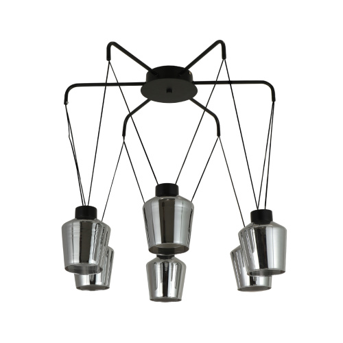 Подвесной светильник Escada 2140/6S E27*40W Black фото 3