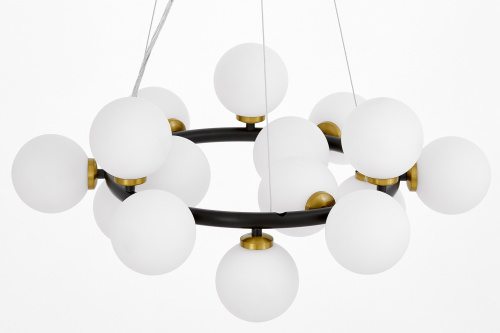 Подвесной светильник Lumina Deco Marsiada LDP 6033-15 BK+MD фото 7