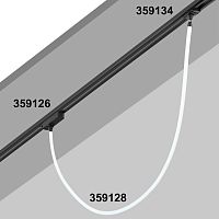359128 KONST NT23 084 черный Светильник светодиодный IP20 LED 3000K 14W 170-265V 1400Лм RAMO