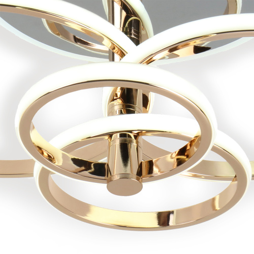 Потолочный светильник Escada 10213/4 LED*84+24W Chrome/Gold фото 3