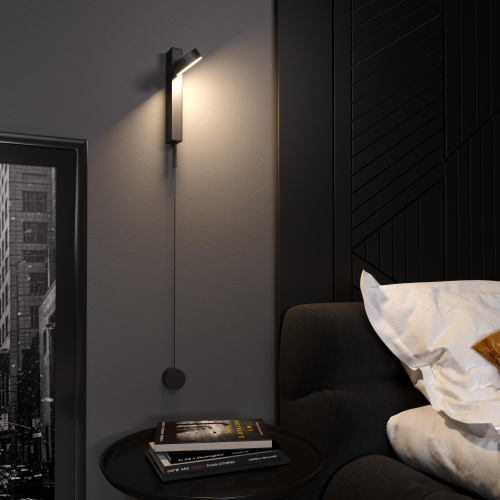 Настенный светодиодный светильник Orco LED 40112/LED черный фото 6