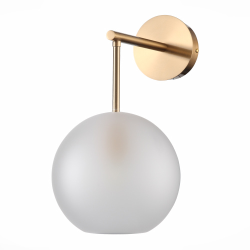 SL1133.501.01 Бра ST-Luce Латунь/Белый E27 1*40W BOPONE фото 2 SL1133.501.01 Бра ST-Luce Латунь/Белый E27 1*40W BOPONE фото 2