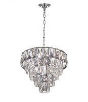 Хрустальная подвесная люстра Lumina Deco Reeli LDP 6004-400 CHR