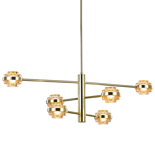 Люстра MX22030002-6A gold/champagne Люстра MX22030002-6A gold/champagne