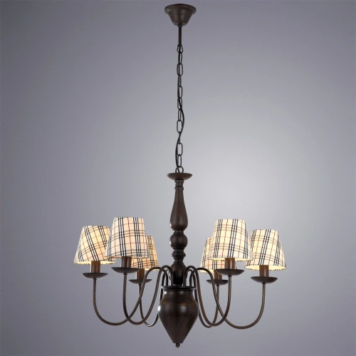 Подвесная люстра Arte Lamp SCOTCH A3090LM-6CK фото 2 Подвесная люстра Arte Lamp SCOTCH A3090LM-6CK фото 2