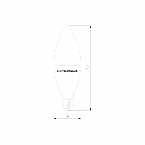 Умная лампа Свеча LED C37 Е14 7W 3300К-6500К CCT+DIM (BLE2779) BLE2779 фото 3 Умная лампа Свеча LED C37 Е14 7W 3300К-6500К CCT+DIM (BLE2779) BLE2779 фото 3