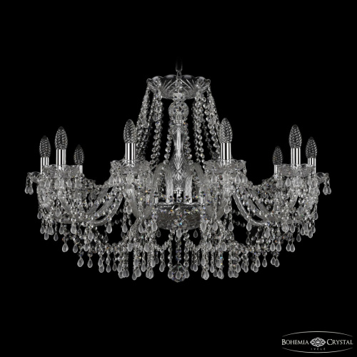 Люстра хрустальная 1410/10/300 Ni V0300 Bohemia Ivele Crystal (Богемия Ивеле Кристалл)