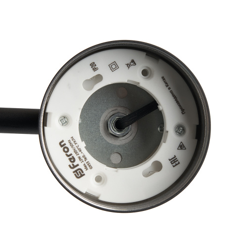 Светильник под лампу настольный Feron DE365 ECHO 12W, 230V, GX53, черный, с  антибликовой сеточкой фото 3