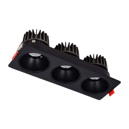 ST052.408.03 Встраиваемый корпус для светодиодного модуля серии ST850, ST851 ST-Luce Черный SHIFT фото 3