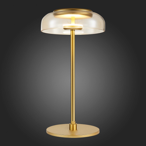 SL6002.204.01 Прикроватная лампа ST-Luce Золотистый/Янтарный LED 1*7W 4000K LAZIO фото 3