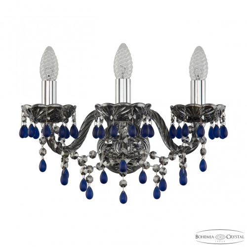 Бра хрустальные 1410B/3/141 Ni V3001 M731 Bohemia Ivele Crystal (Богемия Ивеле Кристалл)