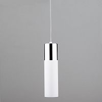 Светильник лофт подвесной со светодиодами 50135/1 LED хром/белый