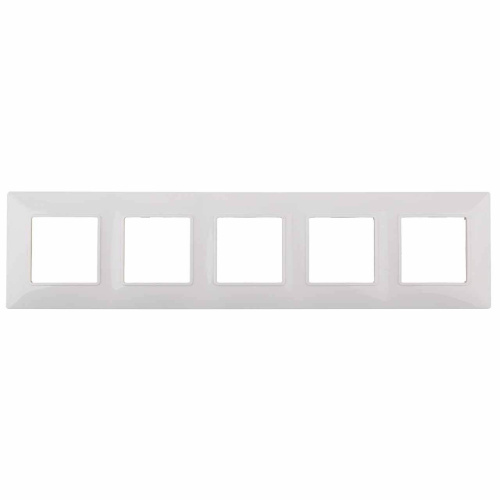 Рамка 5-постовая ЭРА Elegance 14-5005-01 Б0034405 Рамка 5-постовая ЭРА Elegance 14-5005-01 Б0034405