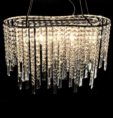 Хрустальная подвесная люстра Lumina Deco Zucchero LDP 2159-600 CHR Хрустальная подвесная люстра Lumina Deco Zucchero LDP 2159-600 CHR