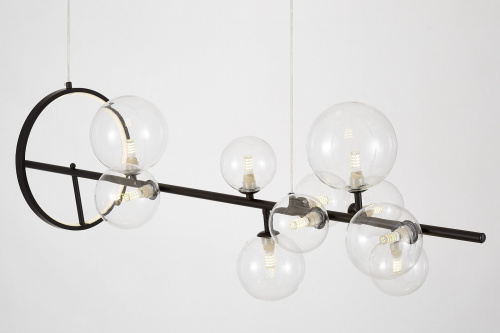 Подвесной светильник Lumina Deco LDP 7033-10 BK+CL фото 6 Подвесной светильник Lumina Deco LDP 7033-10 BK+CL фото 6