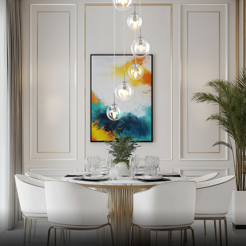 Citilux Томми CL102071 Люстра каскадная с прозрачными шарами фото 8 Citilux Томми CL102071 Люстра каскадная с прозрачными шарами фото 8