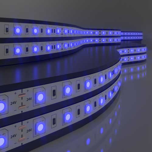 Светодиодная лента 24 В 14,4 Вт/м 60 Led/м 5050 IP65, синий, 5 м Лента светодиодная 24V 14,4W 60Led 5050 IP65 синий, 5м Светодиодная лента 24 В 14,4 Вт/м 60 Led/м 5050 IP65, синий, 5 м Лента светодиодная 24V 14,4W 60Led 5050 IP65 синий, 5м