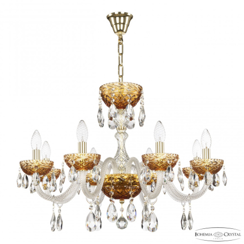 Люстра 5417/8/240 G Amber/M-1F Bohemia Ivele Crystal (Богемия Ивеле Кристалл) Люстра 5417/8/240 G Amber/M-1F Bohemia Ivele Crystal (Богемия Ивеле Кристалл)