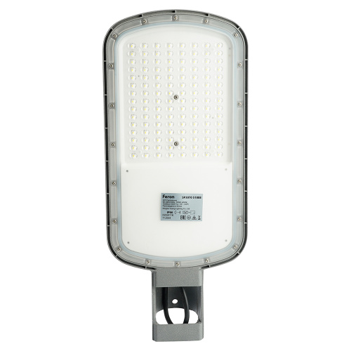 Светодиодный уличный консольный светильник Feron SP3070 100W 4000K AC90-300V, серый