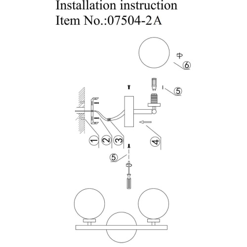 Бра Kink Light Сида 07504-2,37 фото 2 Бра Kink Light Сида 07504-2,37 фото 2