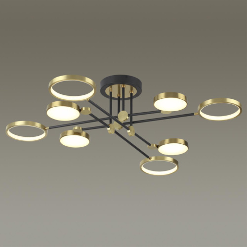4320/75CL MIDCENT ODL22 305 металл/черный с бронзой Потолочный светильник IP20 LED 65W 2677Лм DENZEL фото 4 4320/75CL MIDCENT ODL22 305 металл/черный с бронзой Потолочный светильник IP20 LED 65W 2677Лм DENZEL фото 4