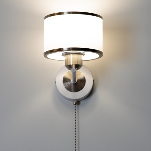 Citilux ALTON CL421412 Бра с абажуром и выключателем Белое фото 7 Citilux ALTON CL421412 Бра с абажуром и выключателем Белое фото 7