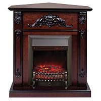 Электрокамин RealFlame Anita Corner AO античный дуб с очагом Fobos Lux Black