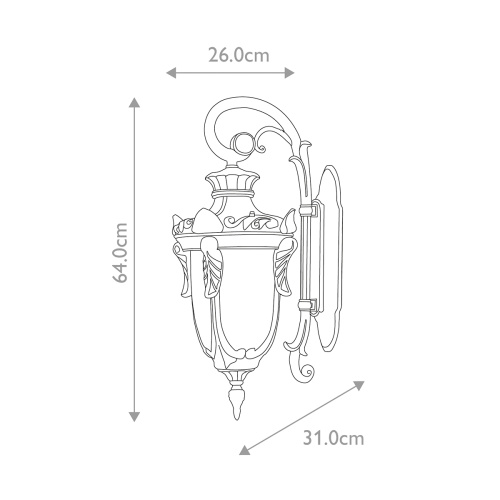 Настенный фонарь Elstead Exterior, Арт. PH2-L-OB фото 2