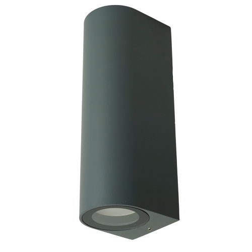 Светильник садово-парковый Feron DH024, на стену, 2*GU10 MR11 230V, серый