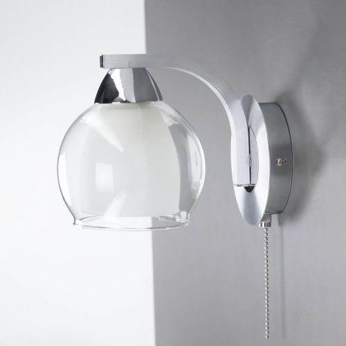 Citilux Кристи CL152317 Бра с выключателем Алюминий Хром фото 7 Citilux Кристи CL152317 Бра с выключателем Алюминий Хром фото 7